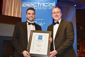 Mark Accepting Lighting Project Of Year Electrical Award